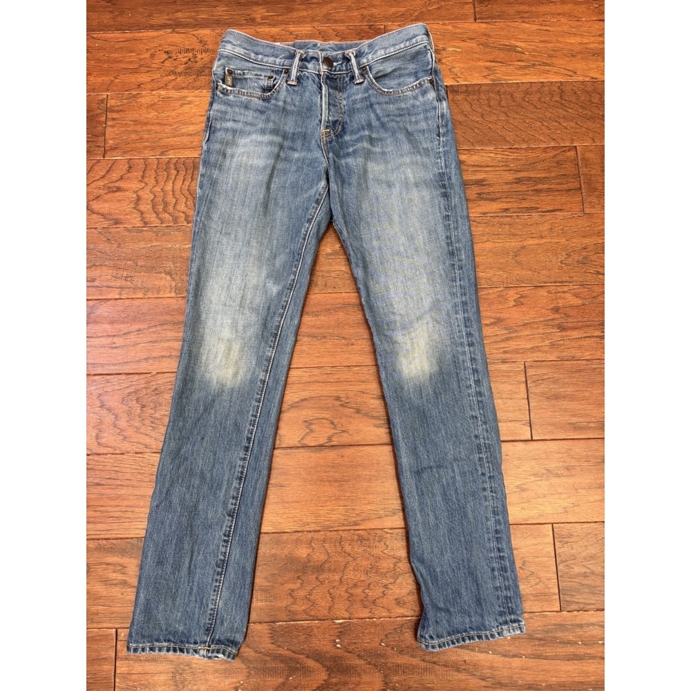 Abercrombie & Fitch Skinny jeans Dark wash Hidden button fly Mid rise Women's 28
